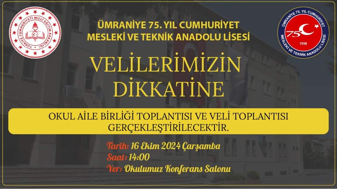 Okul Aile Birliği Ve Veli Toplantısı