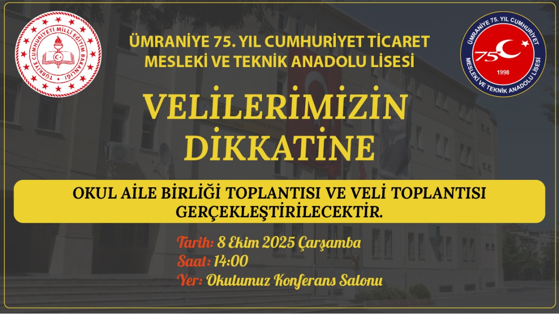 Okul Aile Birliği ve Veli Toplantısı